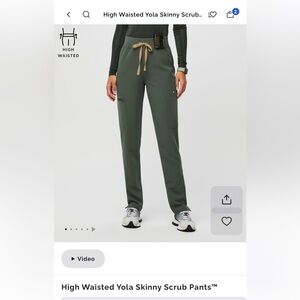 Figs Women’s High Waisted Yola Skinny Scrub Pants